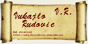 Vukajlo Rudović vizit kartica